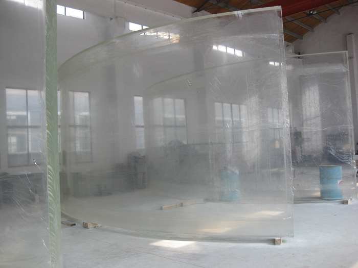 Curved acrylic plexiglass shop for sale in China (Mainland 
