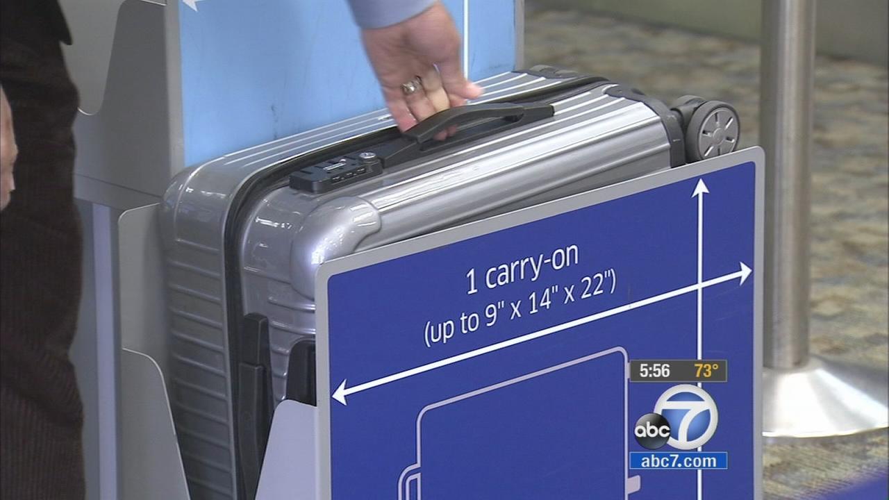 cabin baggage in flight