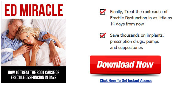 Treat Your Erectile Dysfunction With ED Miracle | Best Hairloss 