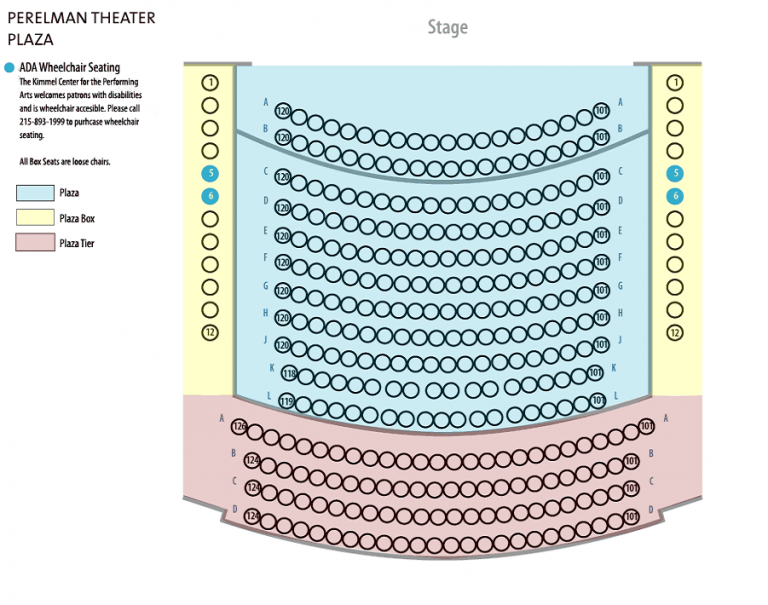 Kimmel Center Seat Chart amulette