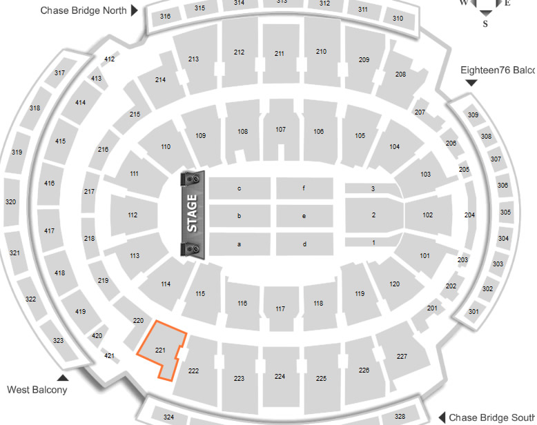 Square Garden Concert Seating Chart View