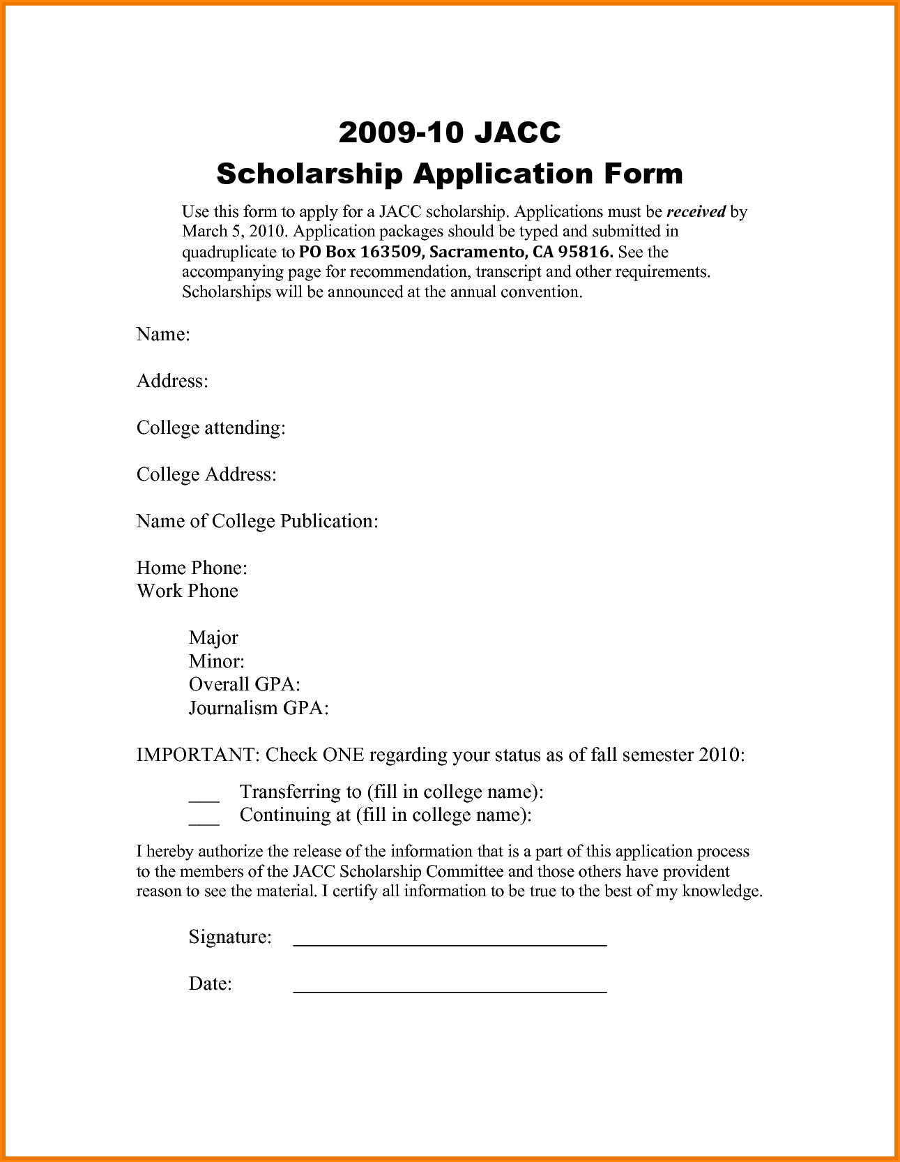 Sample Application Letter For Scholarship Grant | amulette