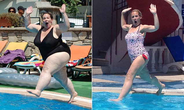 Size 28 'food addict' Caroline Kupfers shamed into losing 10st by 