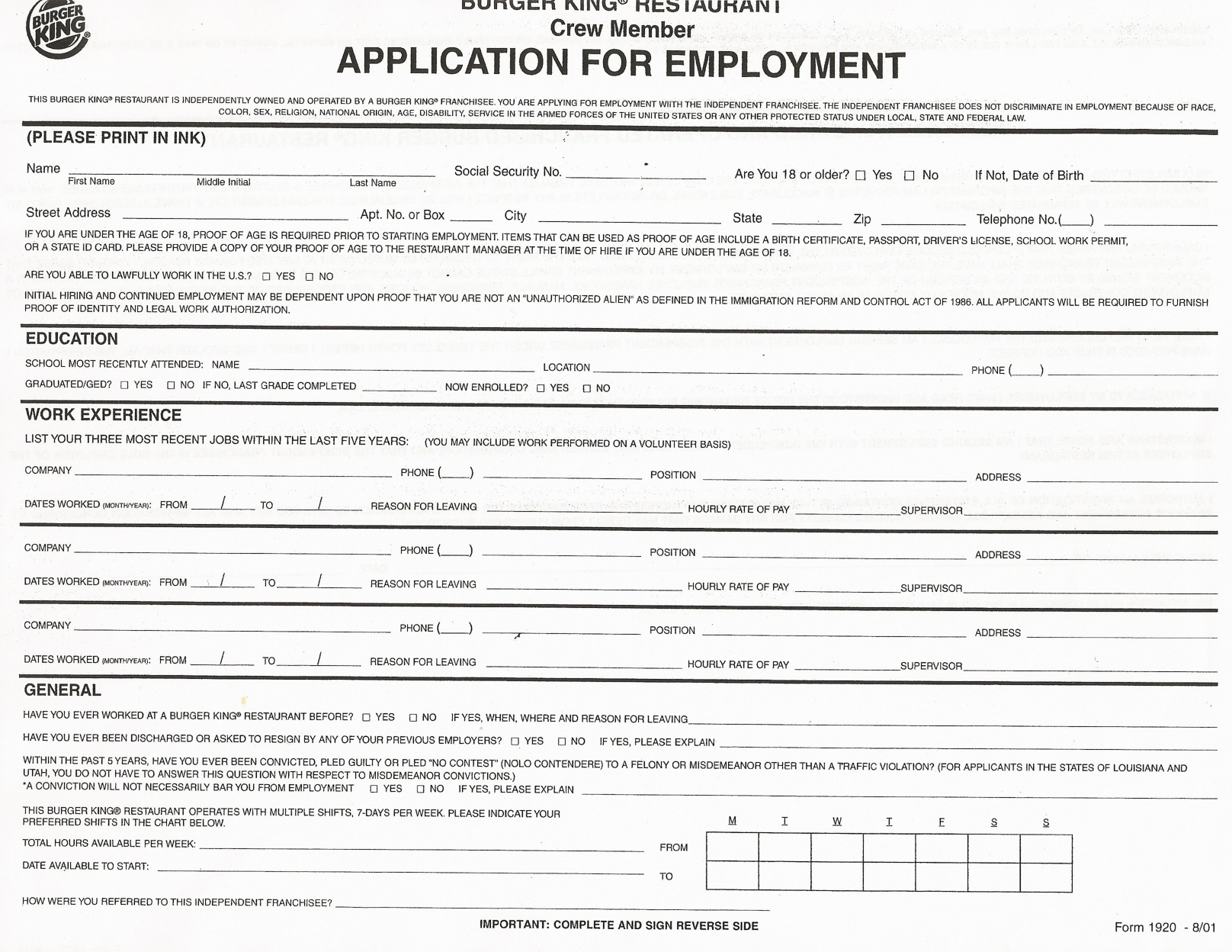 Walgreens Printable Job Application Printable World Holiday