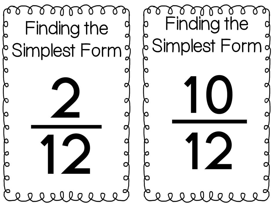 What Does It Mean By Simplest Form