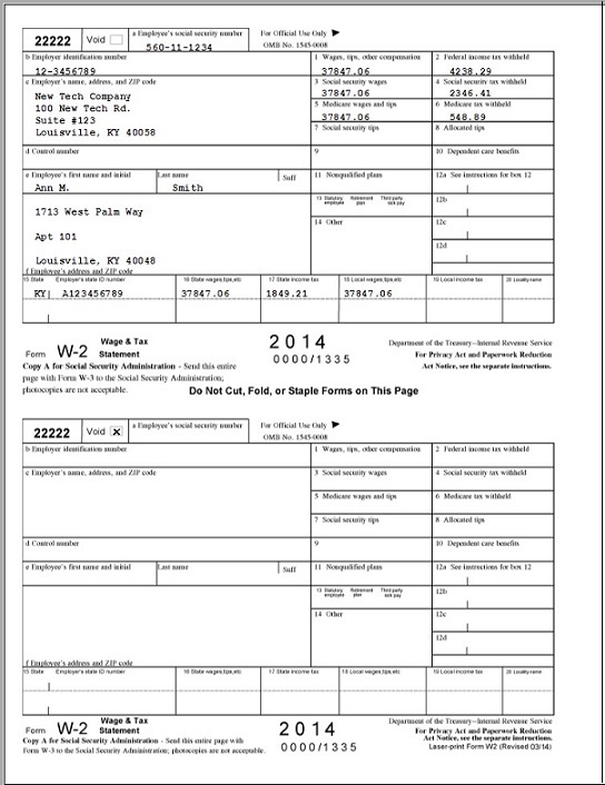 How to Fill Out and Print W2 Forms