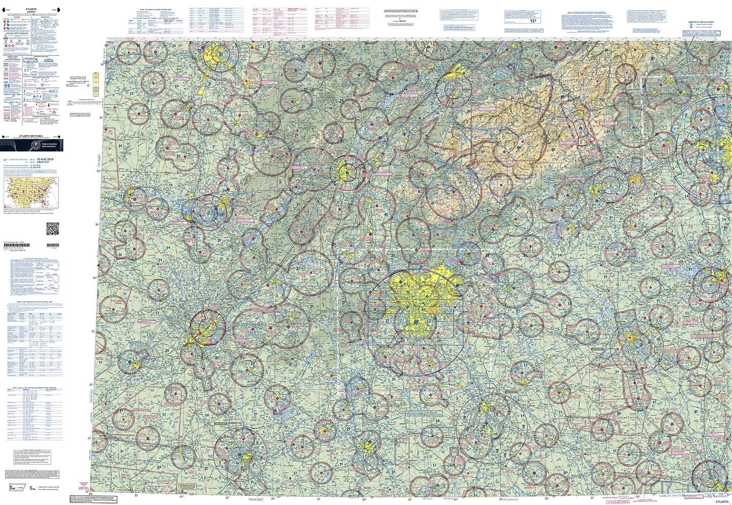 Atlanta Sectional Chart amulette