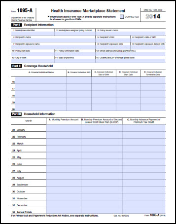 2017 Form IRS 1095 A Fill Online, Printable, Fillable, Blank 