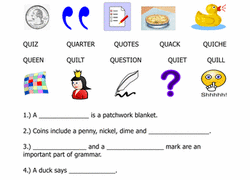 Kindergarten Words That Start With Q | amulette