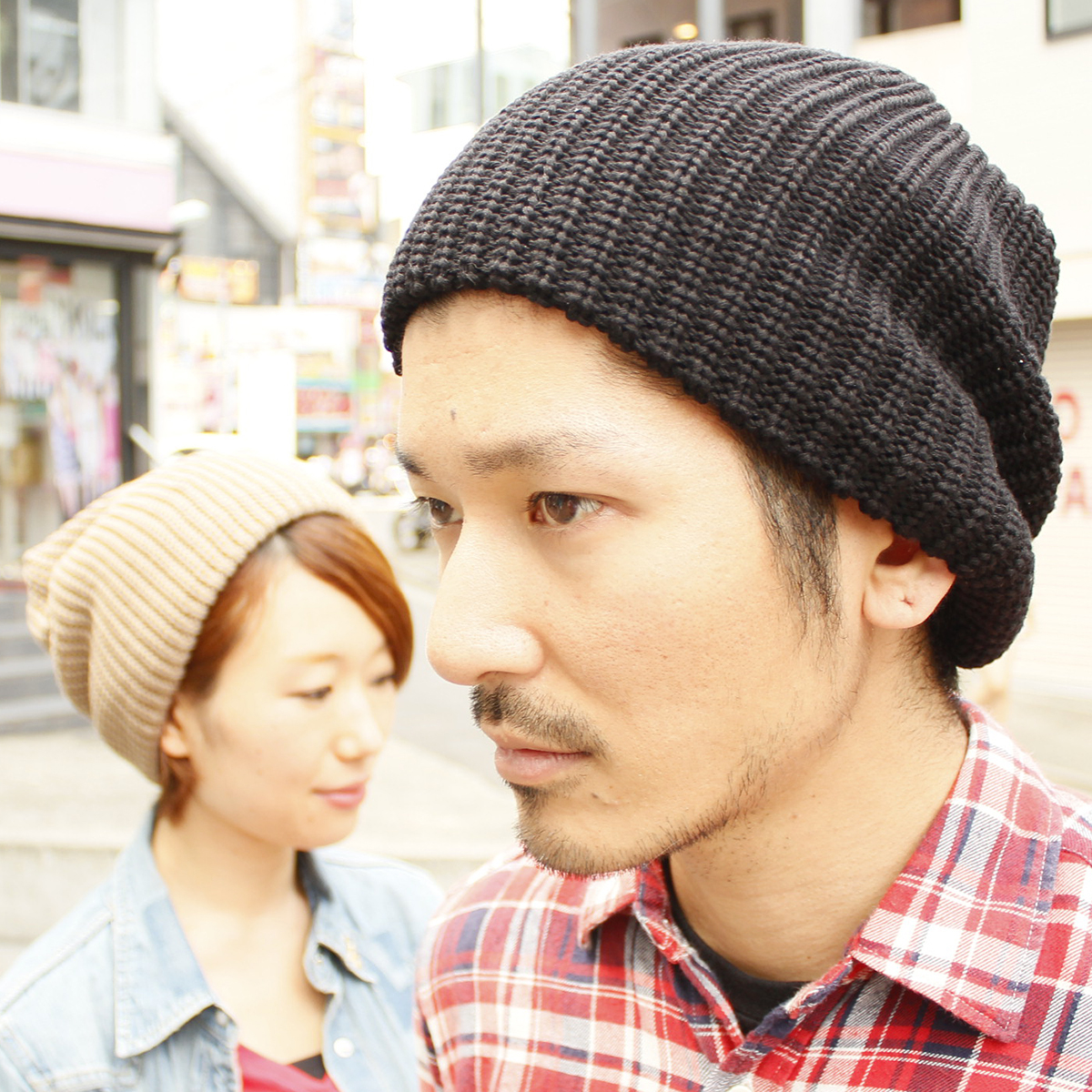 Hats and Caps River Up | Rakuten Global Market: Large simple knit 
