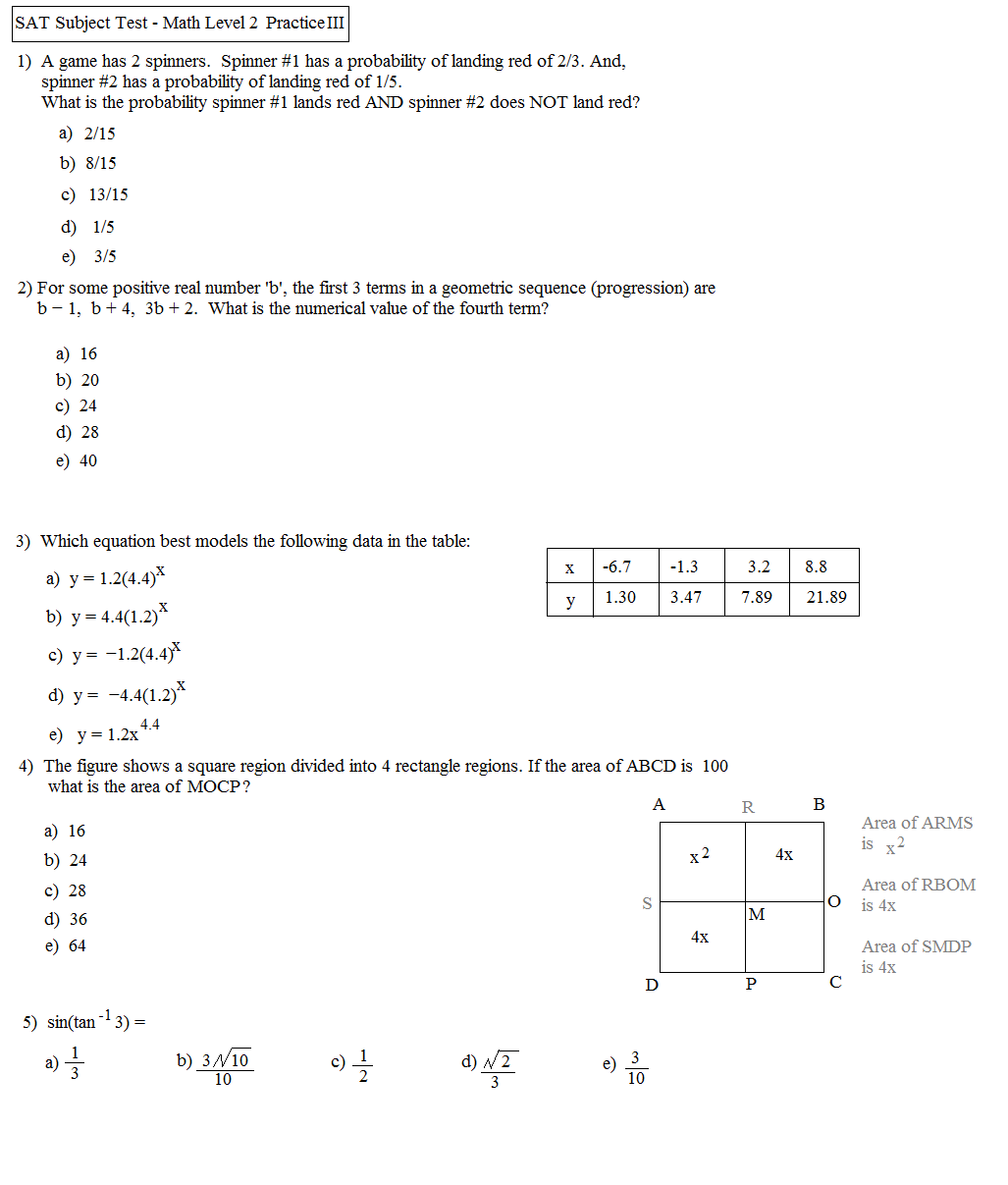 Sat Geometry Practice Pdf Amulette