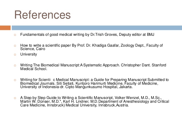 How To Cite References In A Scientific Paper