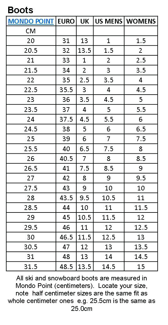 ski-boots-size-chart