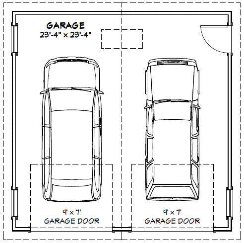 Standard Garage Size 2 Car | amulette