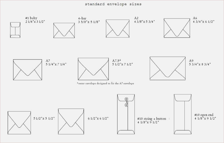 Wedding Invitation Envelope Sizes | amulette