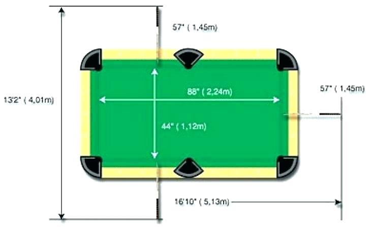 What Is The Standard Size Of A Bar Pool Table