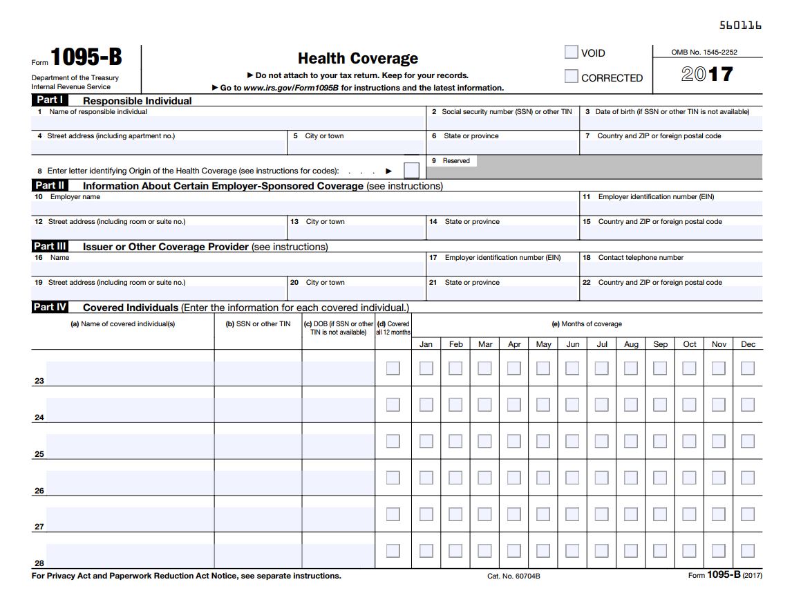 What should you do with those 1095 health coverage tax forms?