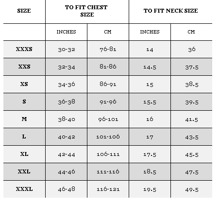 Asos Size Chart | amulette