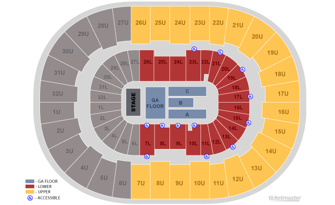 Southern upper level seats, BJCC Arena, Birmingham | Image 456467 