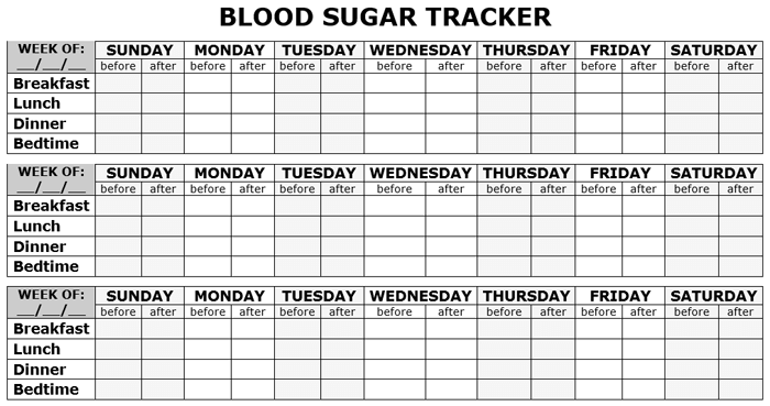 blood glucose log sheet printable Kleo.beachfix.co