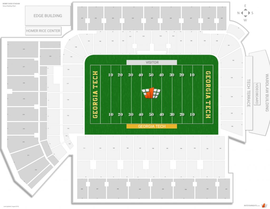 Bobby Dodd Stadium Map | amulette