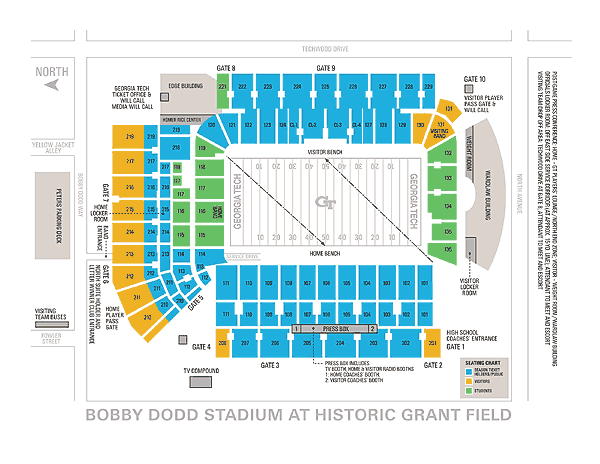 Gameday at Bobby Dodd Stadium – Georgia Tech's Yellow Jackets