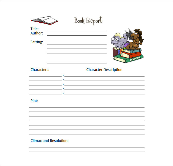 book report template pdf Kleo.beachfix.co