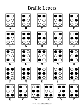 Braille Alphabet