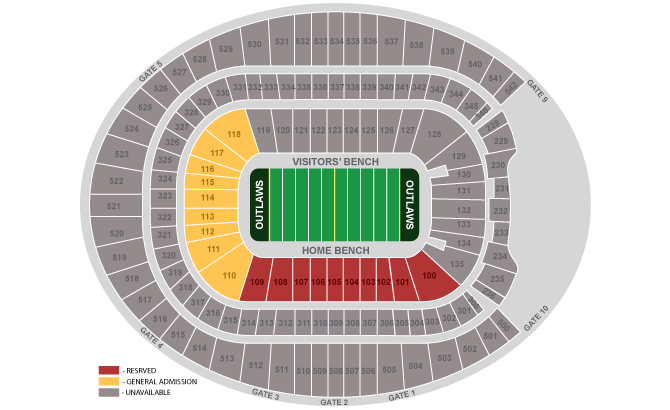 Denver Broncos Seating Chart Sports Authority Field at Mile High.
