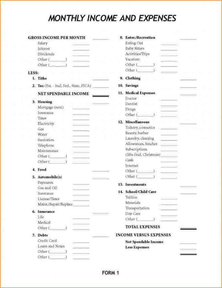 Dave Ramsey Budget Forms Pdf | amulette