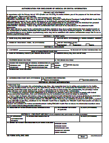 Dd Form 2870 Free Download Edit, Fill, Create, and Print 