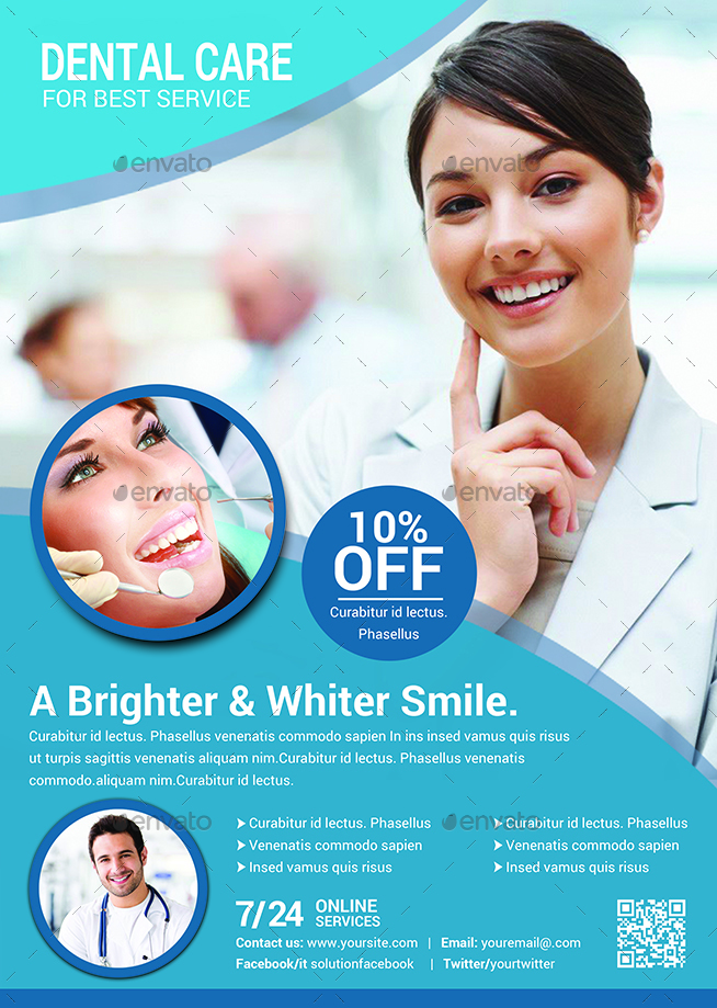 Dental Flyer by afjamaal | GraphicRiver