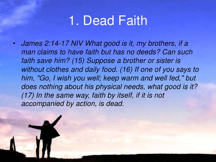 100207 How To Live Your Faith 10 Faith Works James 2 14 26