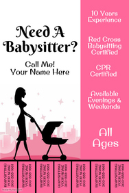 Babysitting Flyer Templates | PosterMyWall