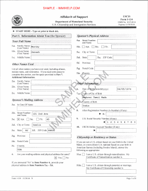 2016 2018 Form USCIS I 134 Fill Online, Printable, Fillable, Blank 