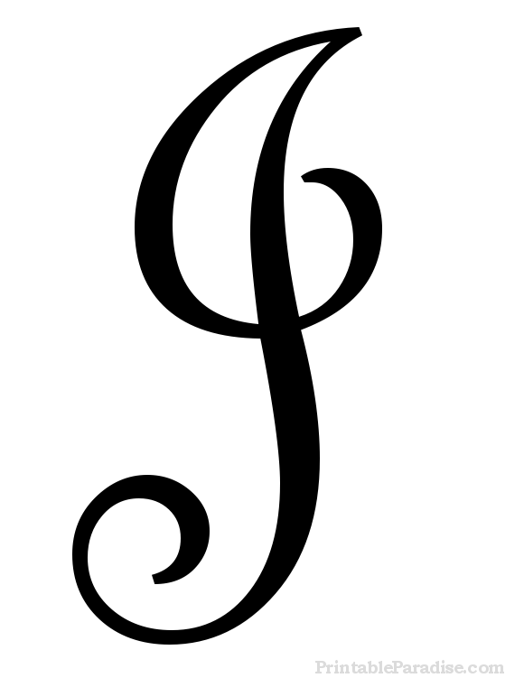 Printable Letter J in Cursive Writing | Ideas | Pinterest 