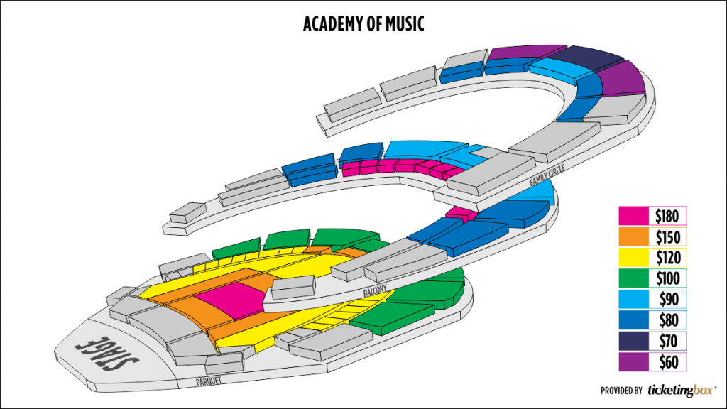 Kimmel Center Seat Chart amulette