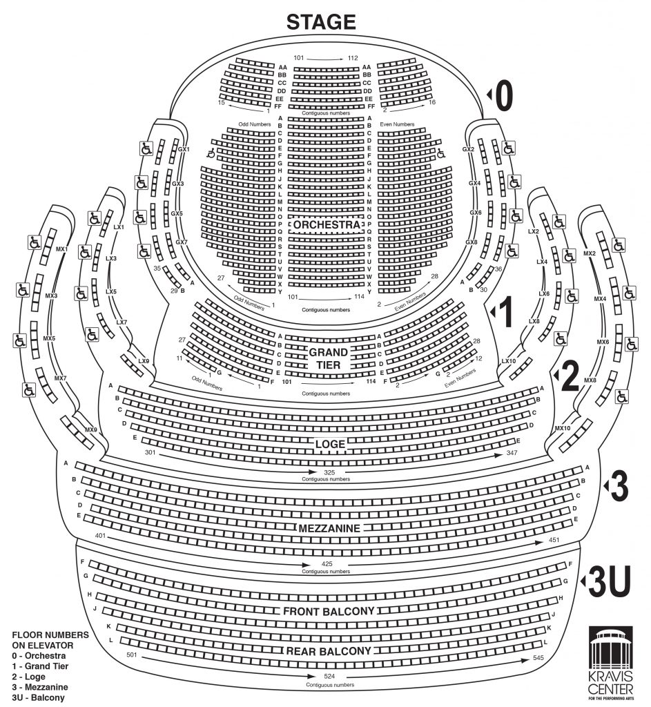 Kravis Center Seating amulette