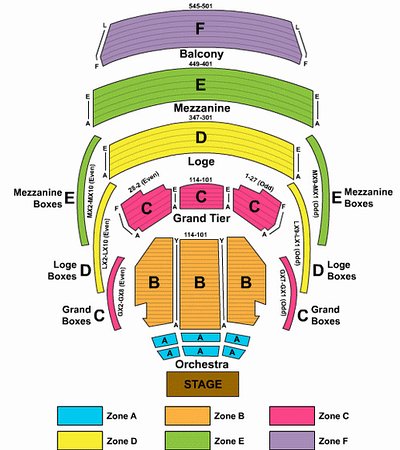 Dreyfoos Concert Hall Seating chart Picture of Kravis Center for 