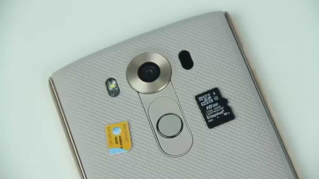 LG V10: How to Insert SIM Card & Micro SD Card YouTube