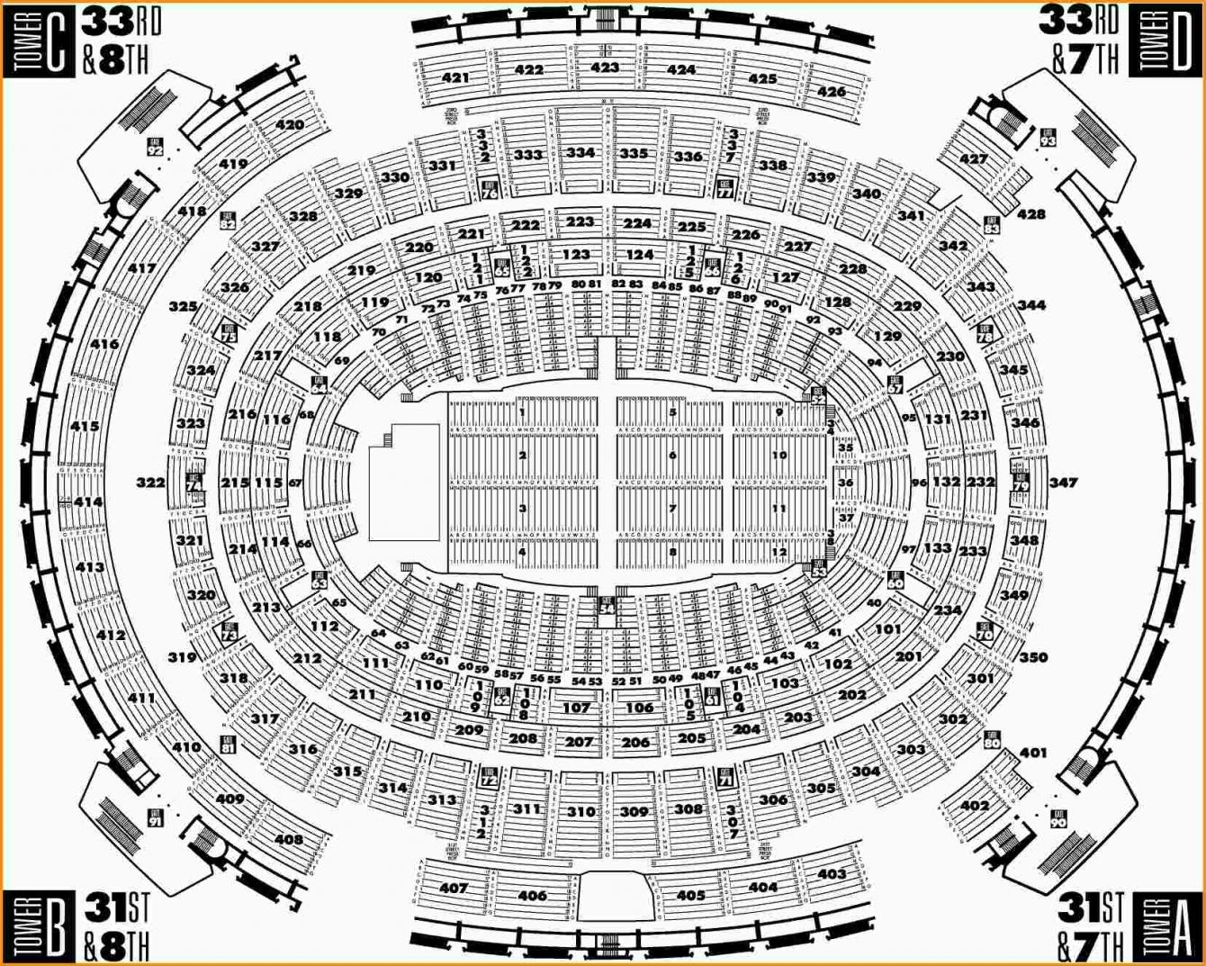 Madison Square Garden Concert Seating Chart & Interactive Map 
