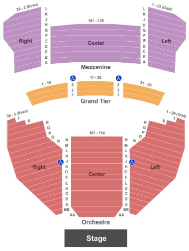 Meyer Theatre Tickets and Meyer Theatre Seating Chart Buy Meyer 