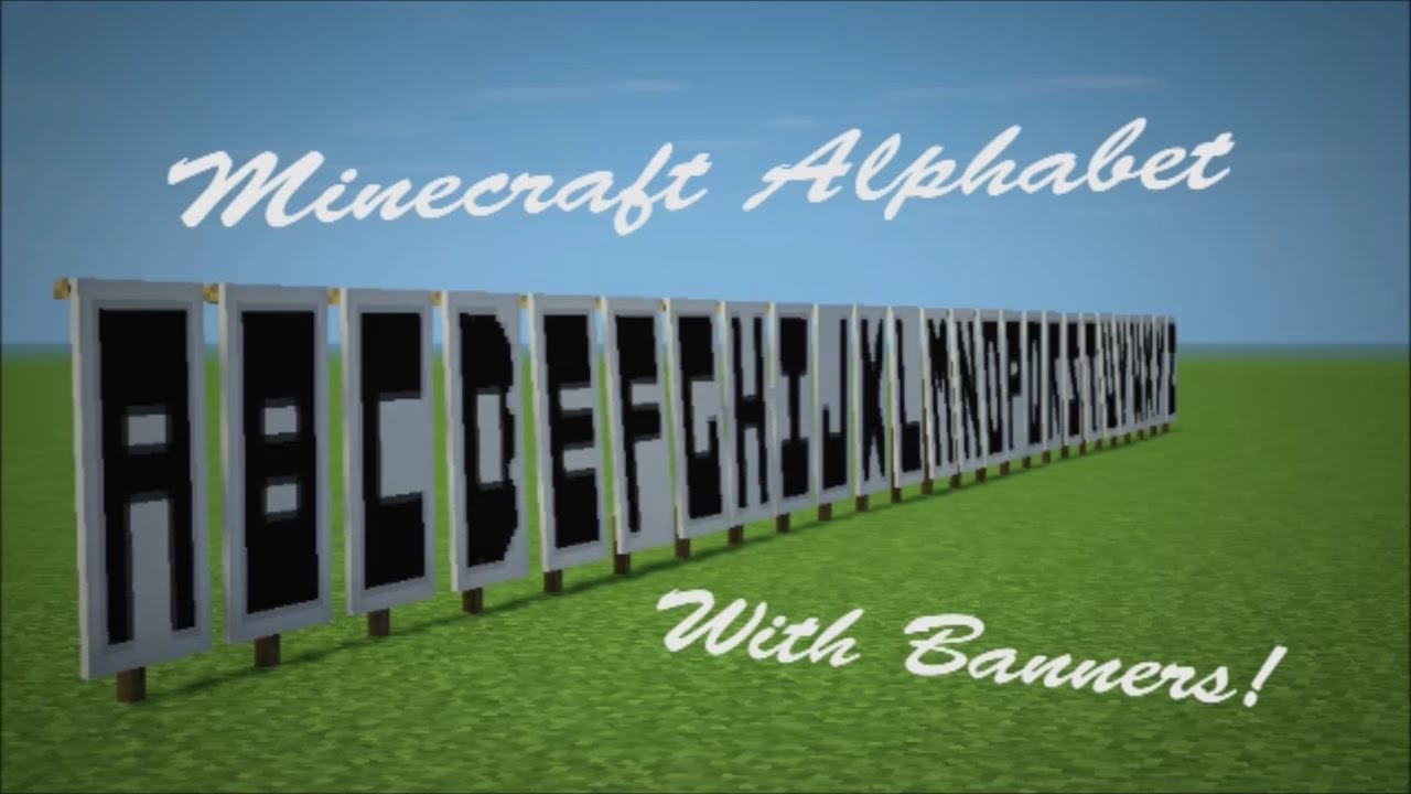 Minecraft Banner Letters | amulette