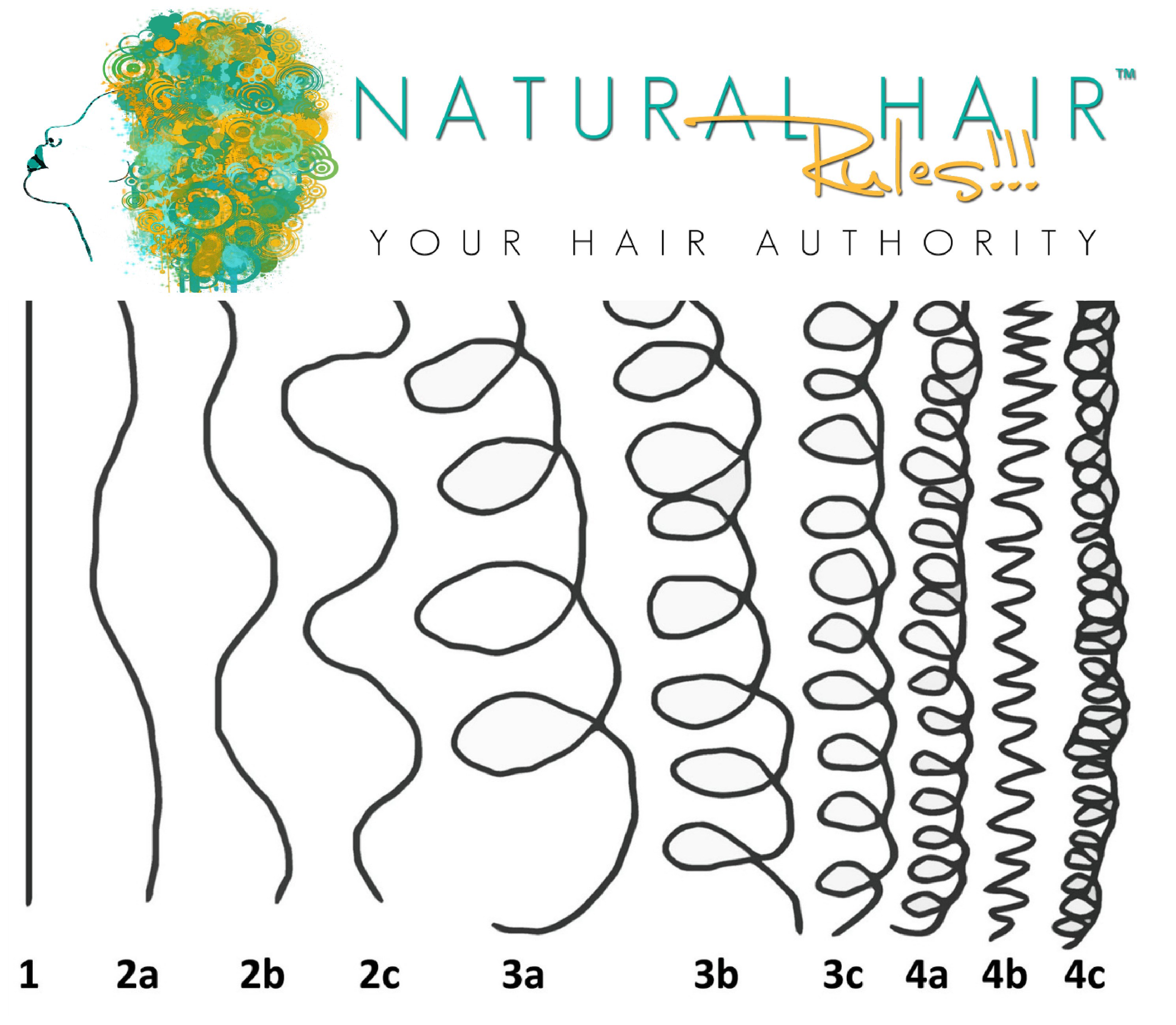 Natural Hair Typing Chart