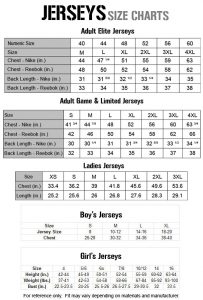 Nfl Jersey Size Chart | amulette