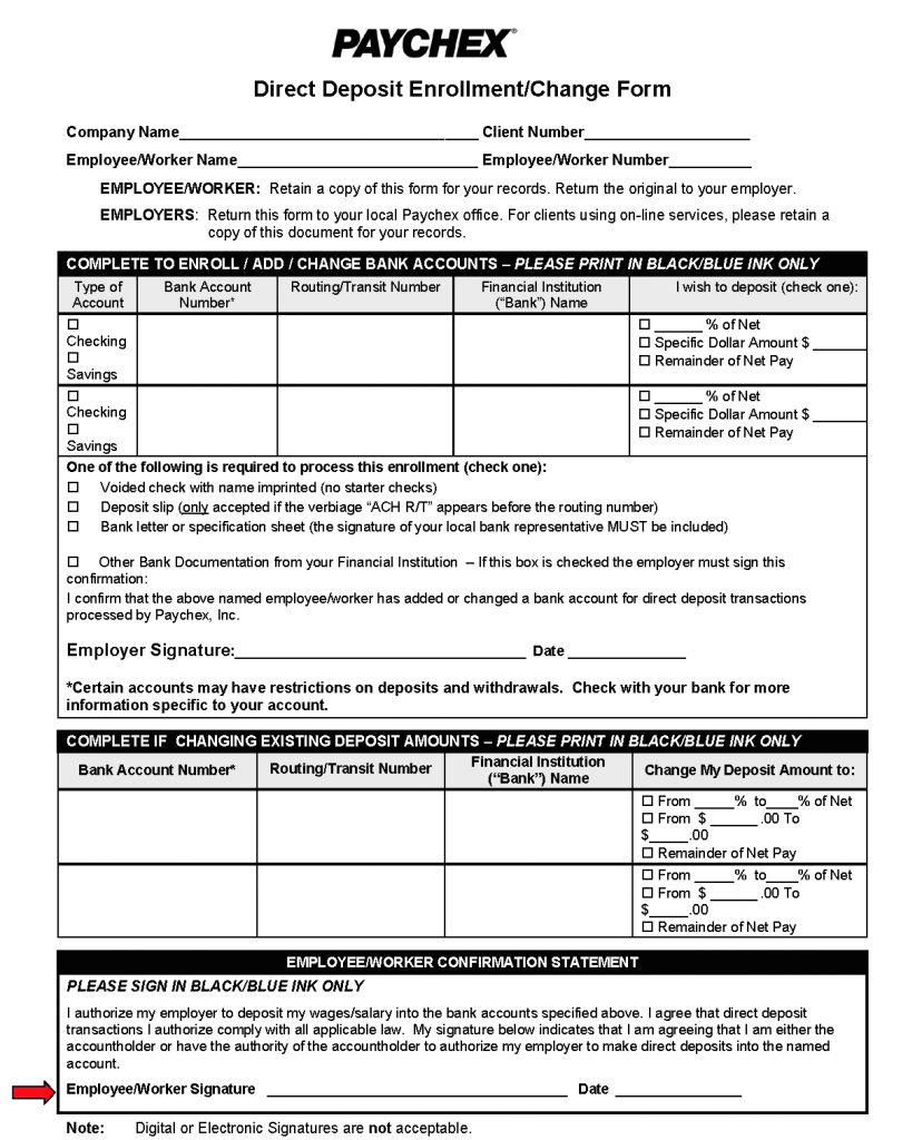 Paychex New Employee Form amulette