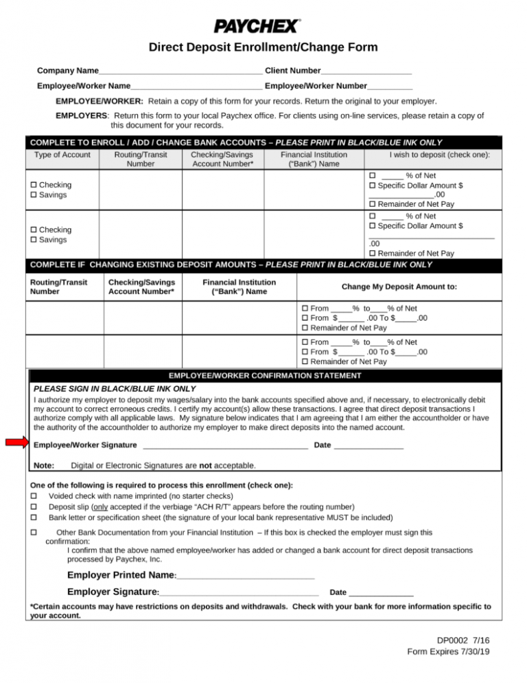 Paychex New Employee Form amulette