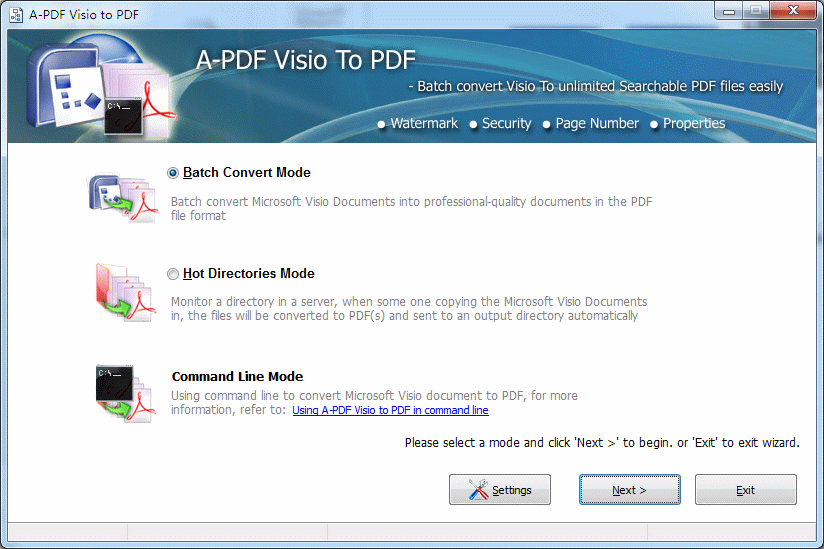 Batch Vosio(.vsd, .vdx) to PDF Converter Convert MS Visio to PDF 