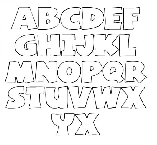 printable letter stencils Kleo.beachfix.co