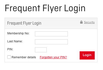 frequent flyer login Koto.npand.co